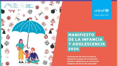 Enlace a manifiesto de la infancia  y adolescencia 2020